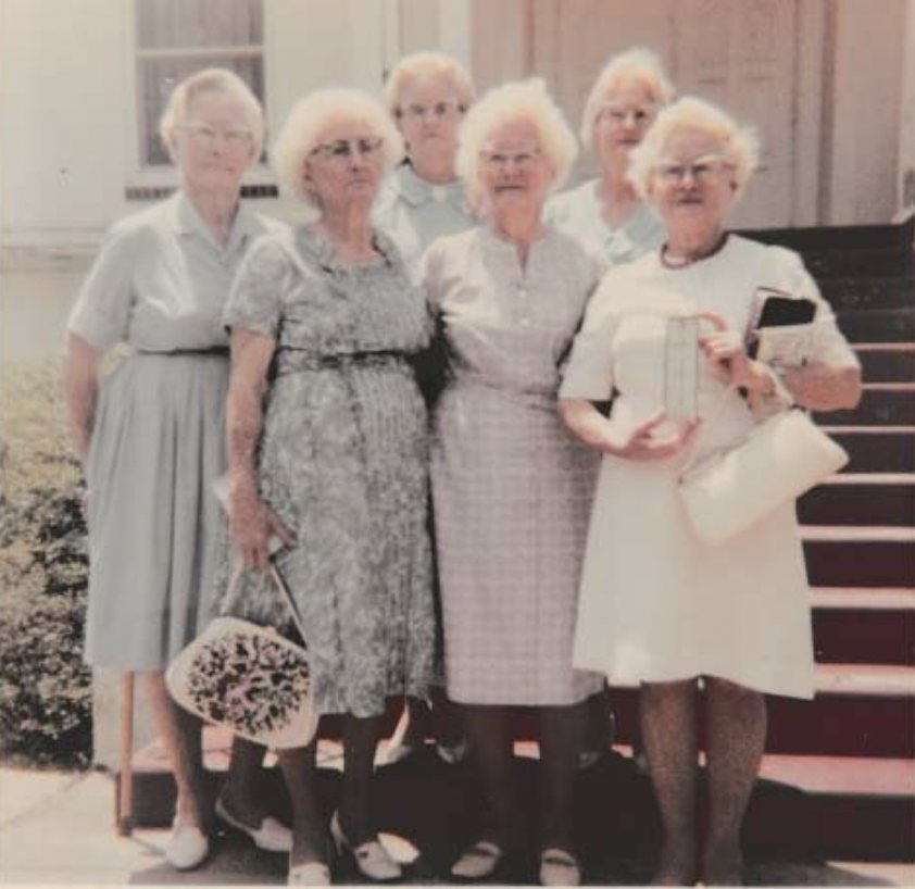 Longtime women of Beulah Baptist Church, mid-century